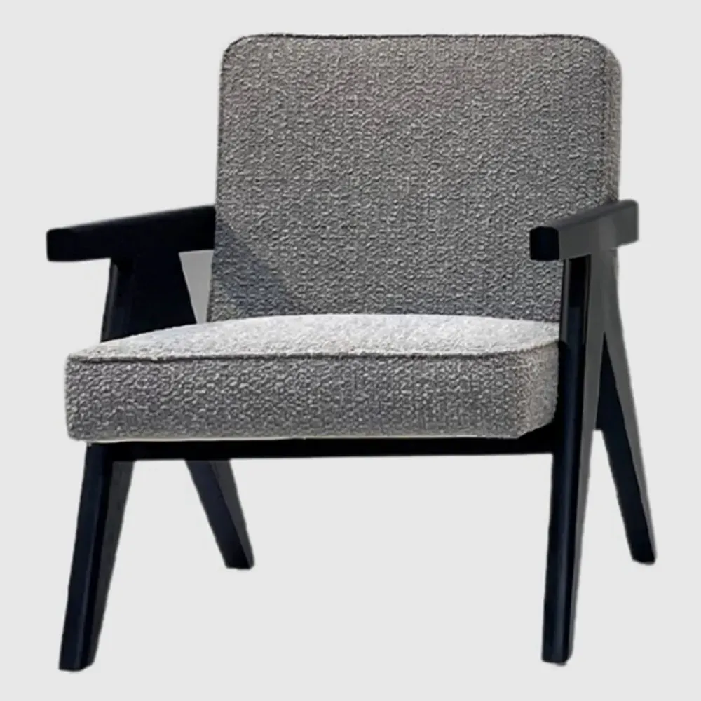 Roswell Fabric Armchair with Ash Frame - Cologne Dove image