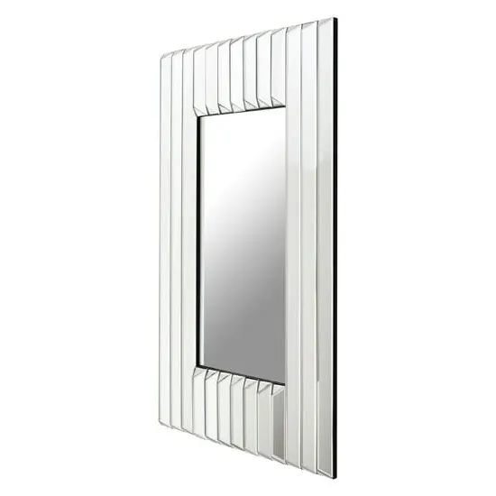Rota Rectangular Wall Mirror - Silver