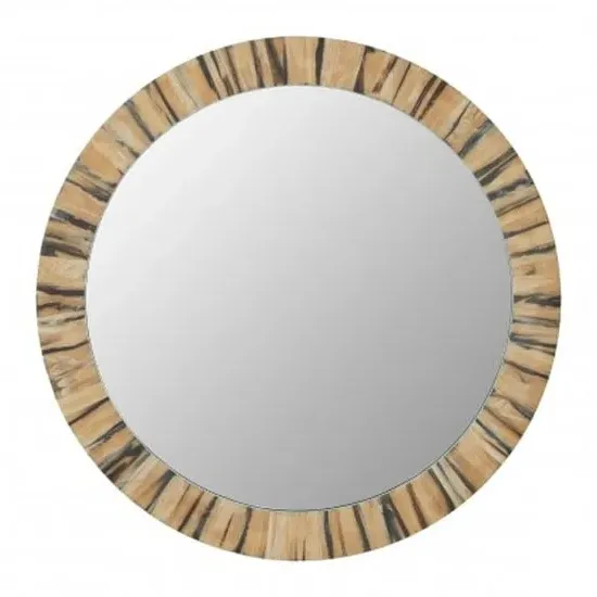 Rove Round Wall Mirror - Black, Gold