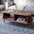 Rumbek Rectangular Coffee Table - Walnut, Wood