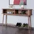 Rumbek Rectangular Console Table - Walnut