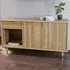 Rumbek Sideboard with 2 Doors 1 Drawer - Natural