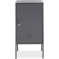 Rumi Metal Locker Storage Cabinet - Grey