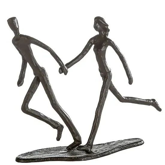Running Iron Design Sculpture - Burnished Bronze product