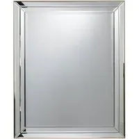 Russell Large Rectangular Wall Mirror - Champagne