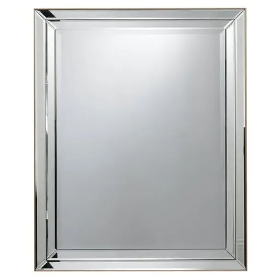 Russell Large Rectangular Wall Mirror - Champagne
