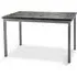 Ruston Small Gloss Dining Table - Grey, MDF