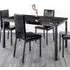Ruston Small Gloss Dining Table - Wenge, MDF