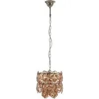 Rydall Small Chandelier Ceiling Light - Amber, Glass