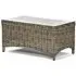 Ryker Rectangular Coffee Table with Glass Top - Brown, Rattan