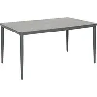 Rykon 1500mm Dining Table - Grey, Glass