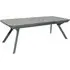 Rykon Extendable Dining Table - Grey, Glass