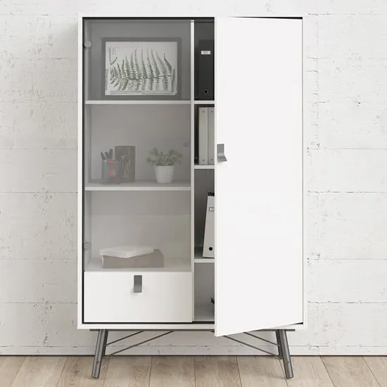 Rynok Display Cabinet - Matt White