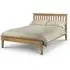 Saadet King Size Bed Frame - Oak, Solid Oak