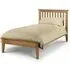 Saadet Single Size Bed Frame - Oak, Solid Oak