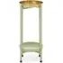 Sabina Round Plant Stand - Green, Metal