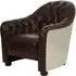Sadalmelik Armchair - Brown, Leather