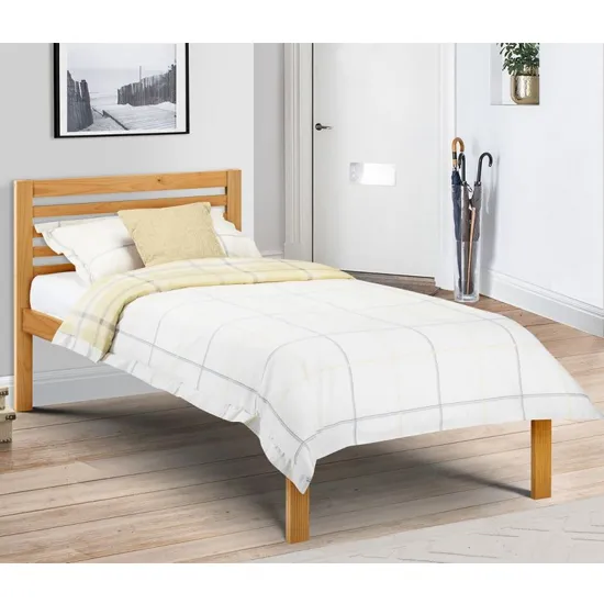 Sagen Single Bed Frame - Antique Pine image