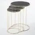 Sahuarita Nest of 3 Tables - Dusky Marble Effect, Gold