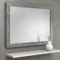 Saidah Fragment Wall Mirror - Silver, Glass