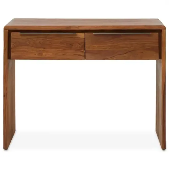 Saki Sheesham Console Table with 2 Doors - Acacia image