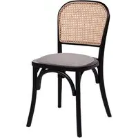 Salado Bistro Chair - Cream, Rattan