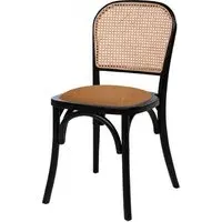 Salado Bistro Chair - Gold, Rattan