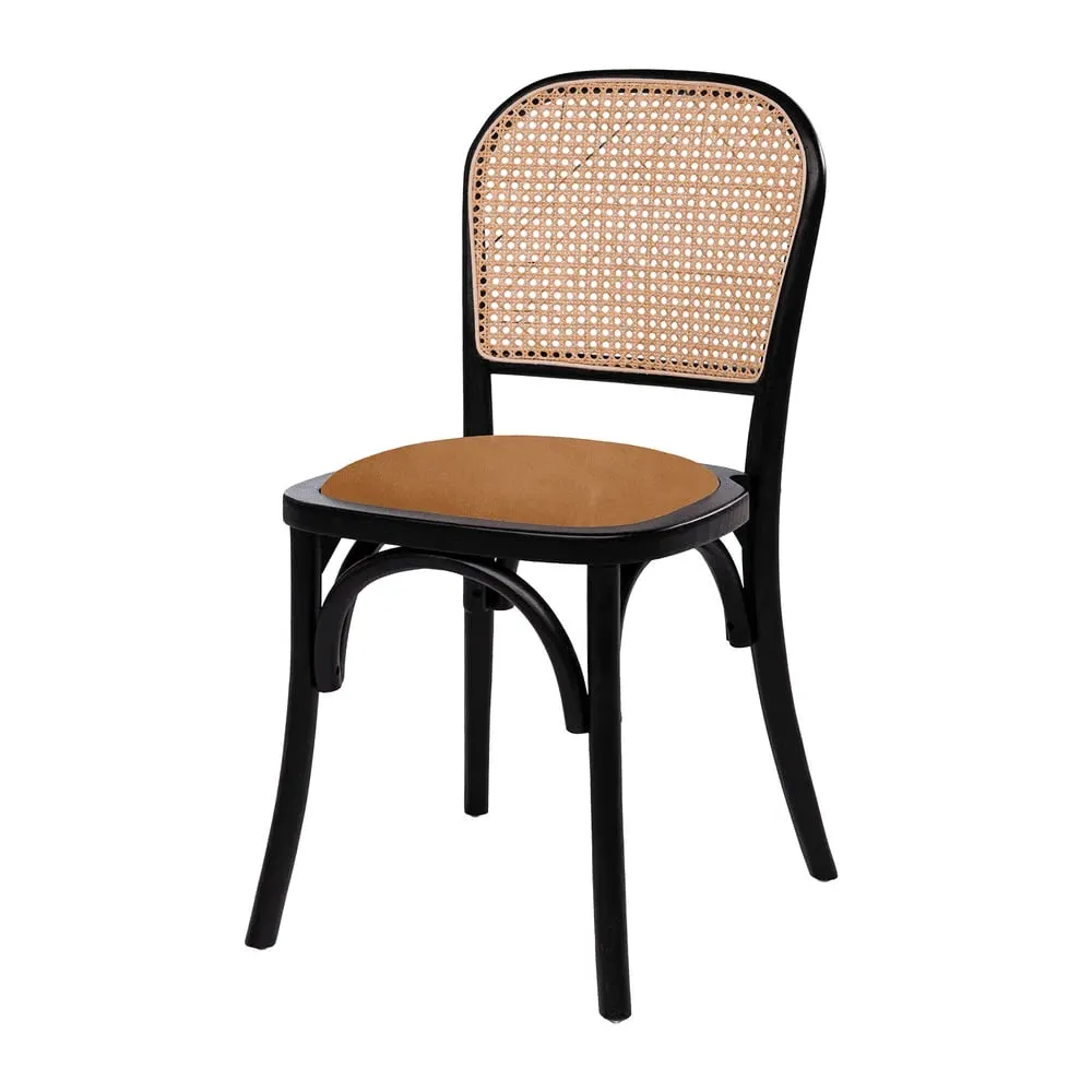 Salado Bistro Chair - Gold, Rattan