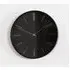 Salado Round Wall Clock - Black, Glass