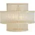 Salas Ribbed Pattern 3 Tier Wall Light - Gold