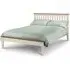 Salem King Size Bed Frame - Oak, White