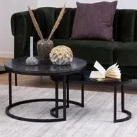 Salem Nesting Coffee Tables - Black