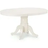 Salgado Round Extendable Dining Table - Ivory