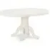 Salgado Round Extendable Dining Table - Ivory