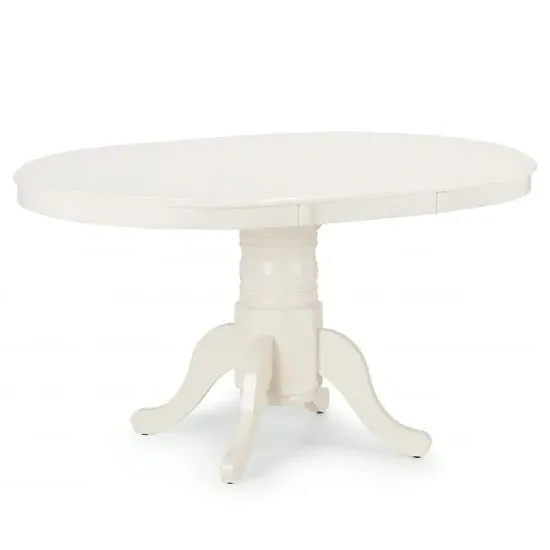 Salgado Round Extendable Dining Table - Ivory image