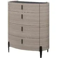 Salinas Chest of 4 Drawers - Beige, Wood