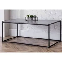 Salome Metal Coffee Table - Black, Steel alternate view
