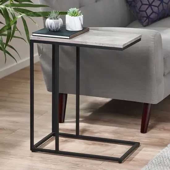 Salome Side Table - Concrete Effect image