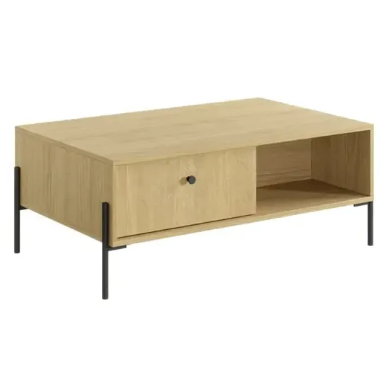 Salta Coffee Table with 2 Drawers - Oak image