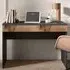 Salta Large Laptop Desk with Drawer - Black, Pearl Oak
