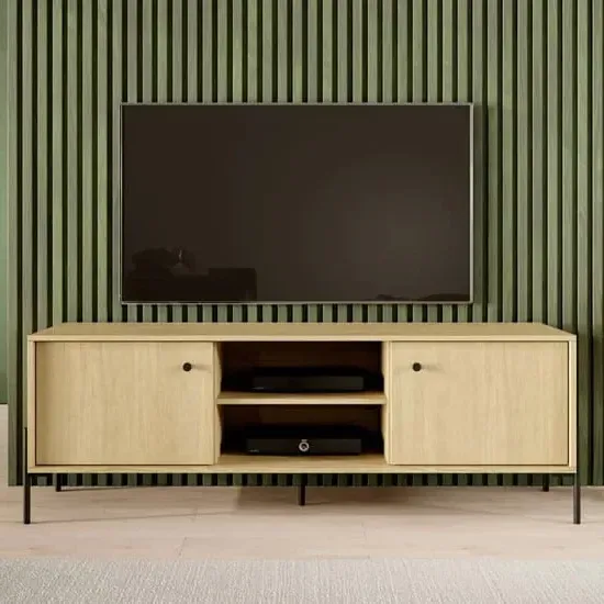 Salta TV Stand with 2 Doors - Oak