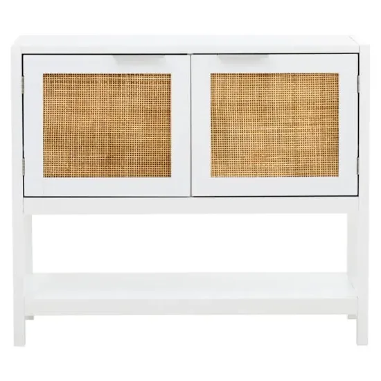 Salta Wooden Sideboard with 2 Doors - White image