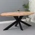 Salter Oval Dining Table - Rough Sawn, Mangowood