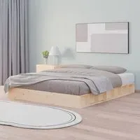 Salus Super King Size Bed Frame - Natural, Pine