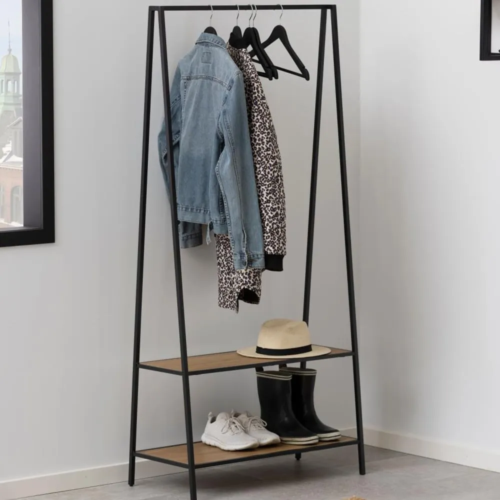 Salvo 2-Shelf Clothes Rack - Wild Oak