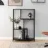 Salvo 3-Shelf Bookcase - Black, Ash