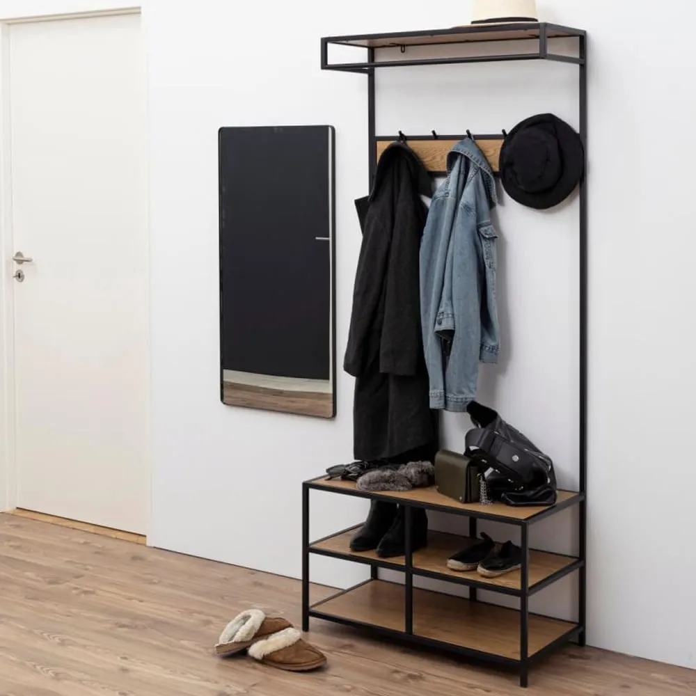 Salvo 3-Shelf Clothes Rack - Wild Oak