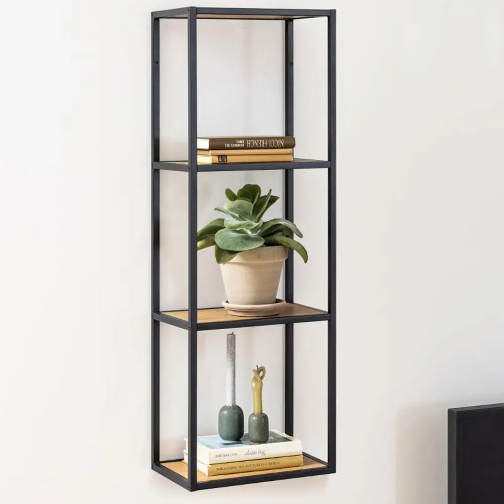 Salvo 3-Shelf Wall Shelf - Wild Oak