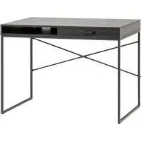 Salvo Laptop Desk with Drawer - Ash Black
