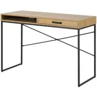 Salvo Laptop Desk with Drawer - Wild Oak